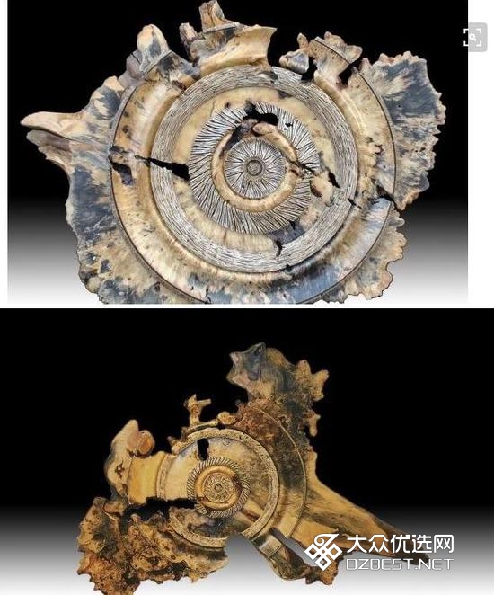 外国男子将废弃木头摇身变成艺术作品