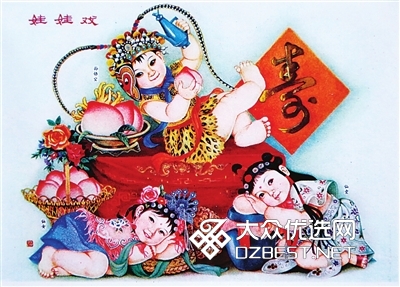看年画里的美猴王 年画题材猴也受欢迎