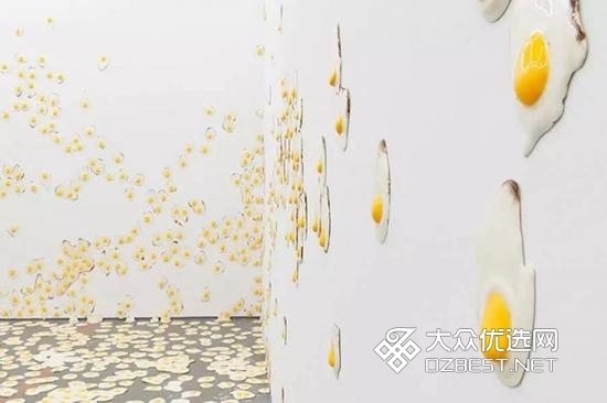 论鸡蛋的艺术价值:一个画廊里的7000个煎蛋