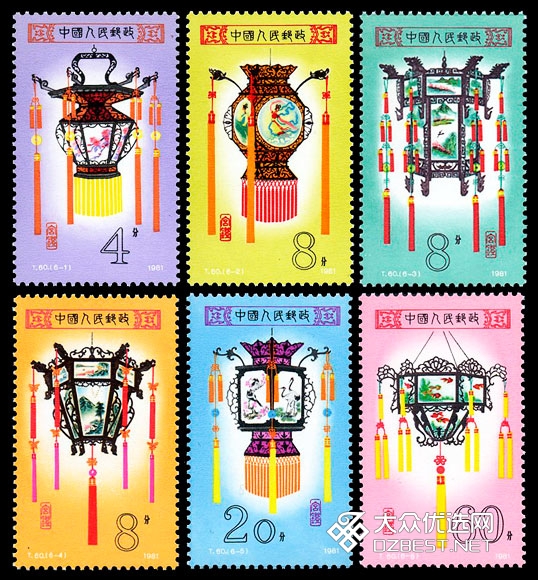 元宵佳节赏花灯 带你看看邮票上的花灯